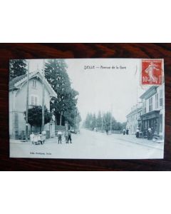 CPA 90 TERRITOIRE DE BELFORT DELLE Avenue de la Gare