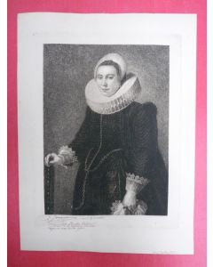 Gravure originale signée JEANMAIRE Berthe VADIER 1900