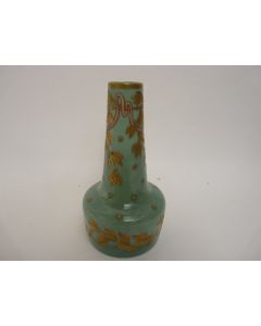 Vase pâte de verre émaillée Legras St Denis Art nouveau