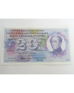 Billet 20 F Suisse 07-03-1973 neuf