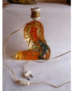 Lampe Résine inclusion coquillage Mer