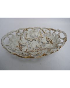 Corbeille porcelaine Vieux Paris XIXe siècle