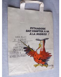 Sac papier illustré publicitaire DERIB