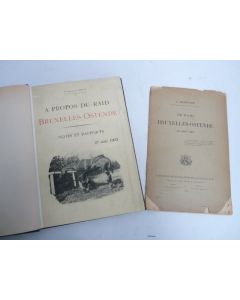 Livre Raid Bruxelles-Ostende 1902 Commandant SMITH