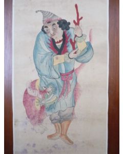 Dessin original à l'encre Japon Chine Asie