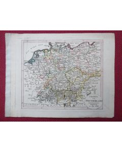 Gravure Carte Allemagne époque 1820