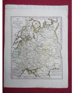 Gravure Carte Russie époque 1820