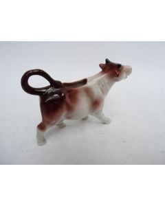Pot a crème porcelaine vache