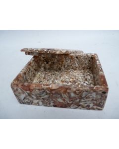 Ancienne boite en plastique compressé