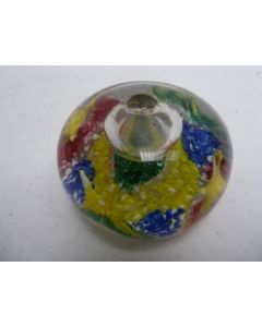 Boule presse-papier en sulfure encrier