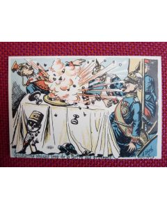 CPA illustrée UGD A. Satire Militaire Guerre