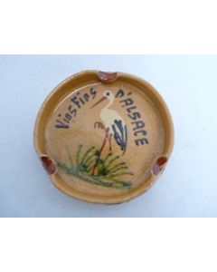 Cendrier céramique Vins Fins d'Alsace