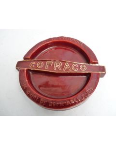 Cendrier céramique publicité COFRACO Sous-Vêtements Paris