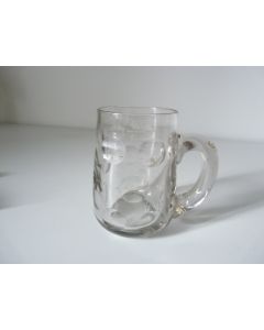 Chope à bière verre ancien bistrot