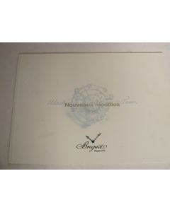 Catalogue Montres BREGUET collection 2005 horlogerie