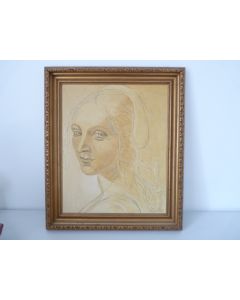 Peinture sur toile Portrait Femme