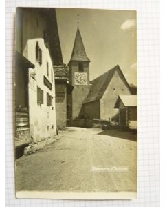 CPA Suisse Grisons Dorfplatz in Wiesen Église