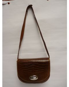 Sac à main croco accessoire de mode vintage