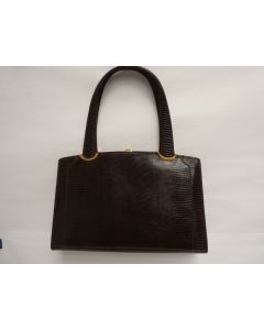 Sac à main lézard accessoire de mode vintage