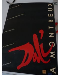 Affiche Salvador DALI Exposition MONTREUX 1984