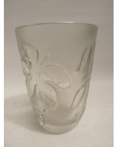 ORREFORS Vase cristal Feuilles Design Suède