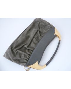 Sac à main daim accessoire de mode vintage