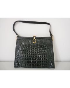 Sac à main Croco noir