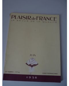 Revue Plaisir de France Juin 1938 N°45