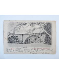 CPA Suisse Berne Bern obere und untere Nydeckbrücke 1900