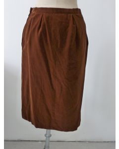Jupe velours marron FRANCESCO FILITI