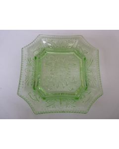 Assiette cristal PORTIEUX à l'urane (Ouraline)