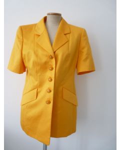 Veste LOUIS FÉRAUD vintage manches courtes orange clair