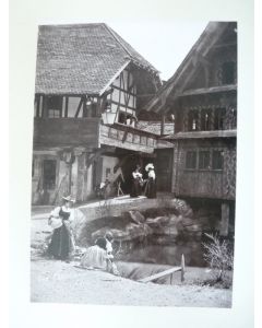 Photo Fred BOISSONNAS 1896 Lavandière VI