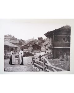 Photo Fred BOISSONNAS 1896 Valais Suisse XVII