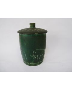 Pot couvert  céramique 1950