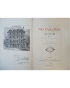 Livre Les travailleurs de septembre 1792 Paris 1862