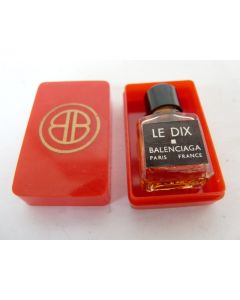 Flacon de parfum miniature échantillon Le Dix BALENCIAGA
