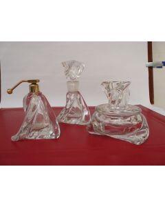 Parure de toilette cristal Parfum