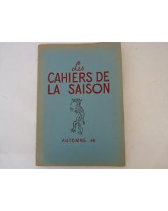 Livre Les Cahiers de la Saison Automne N°4 1946