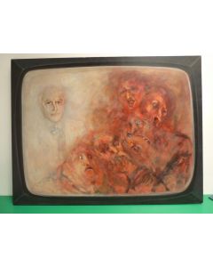 Jean MOULIN Peinture Mondo Cani Jean-Christophe Averty