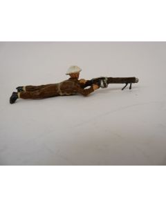 Soldat Militaire tireur couché Fusil Mitrailleur DURSO 