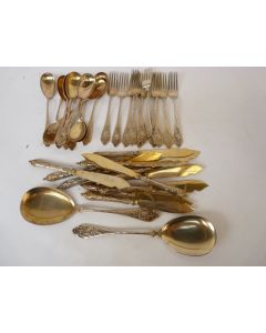 Service de couverts a pâtisserie argent