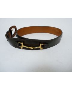 HERMES Ceinture cuir