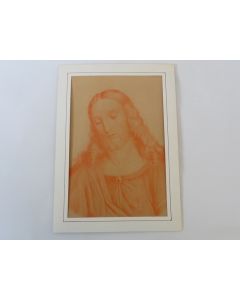 Dessin original Sanguine Jésus Christ XIXe siècle