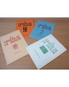 Livres  Les Cahiers De La Saison  année complète 1946