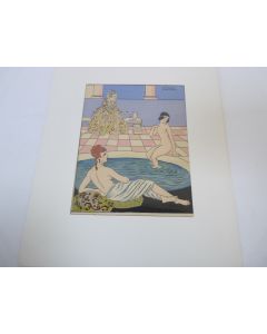 Dessin Aquarelle Femmes Maggy Monier Art Nouveau