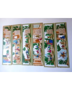 6 Plaques de verres peintes Don Quichotte projecteur Lanterne magique
