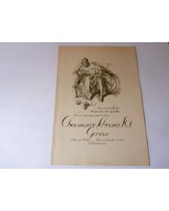 Lithographie Otto Vautier publicité Chaussures Scheurer Genève
