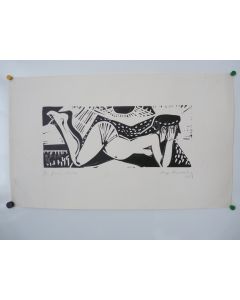 Lithographie Roger Descombes 1956