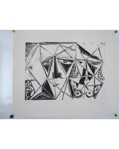 Lithographie Roger Descombes 1956